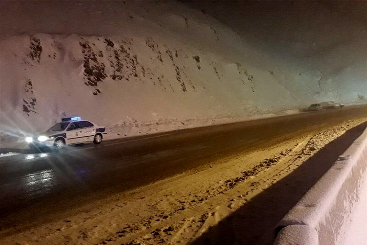 پلیس راهور: جاده چالوس تا ۱۱ اسفند بسته است/ تداوم سرمای هوا در پایتخت