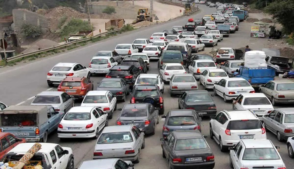 ترافیک سنگین در جادههای شمال کشور و مسیرهای منتهی به مشهد