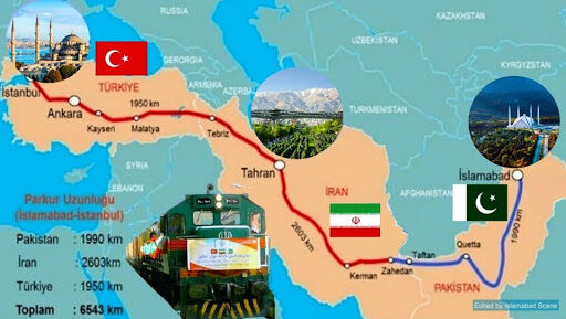 قطار باری اسلامآباد-تهران-استانبول ۱۰ دی حرکت میکند