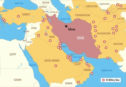 هندسه آسیب‌پذیری سنتکام؛ کدام پایگاه‌های آمریکایی در ضربه‌های اول خنثی می‌شوند؟+اینفوگرافیک