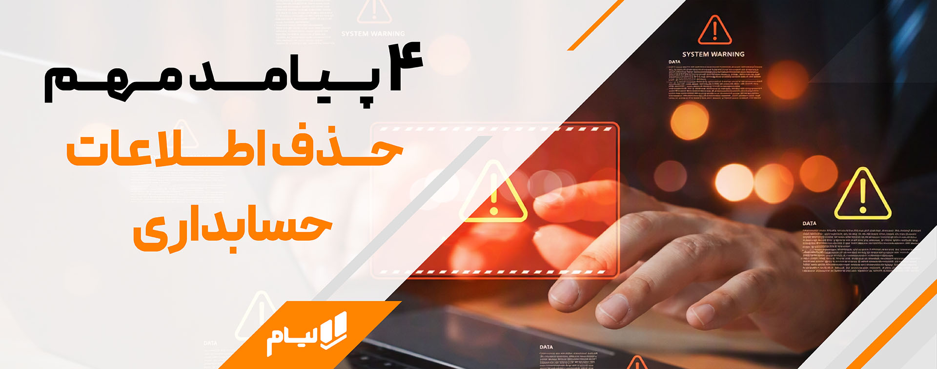 4 پیامد مهم حذف اطلاعات حسابداری و ارائه را حل لیام