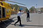 انتقال هوایی مادر باردار و بیمار قلبی در مراسم تشییع انتقال هوایی مادر باردار و بیمار قلبی در مراسم تشییع