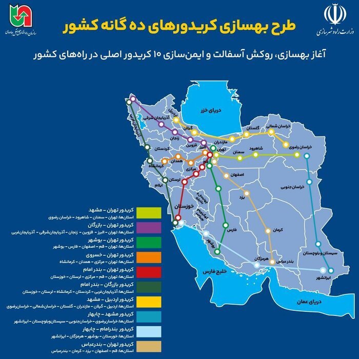 تغییر نقشه تجاری ایران با تمرکز ویژه راهداری بر کریدورهای شمالی کشور تغییر نقشه تجاری ایران؛ تمرکز ویژه راهداری بر کریدورهای شمالی کشور
