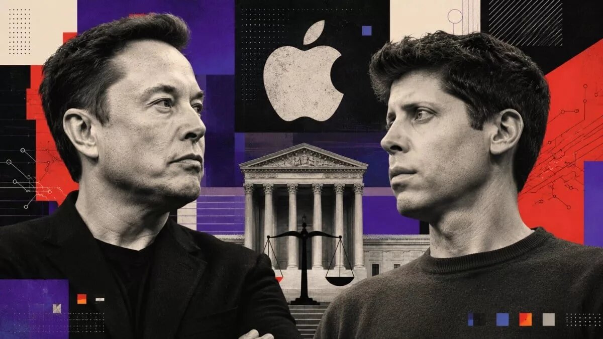 شکایت اپل از OpenAI، جنگ ایلان ماسک و سم آلتمن را دوباره به فضای عمومی کشاند شکایت اپل از OpenAI، جنگ ایلان ماسک و سم آلتمن را دوباره به فضای عمومی کشاند