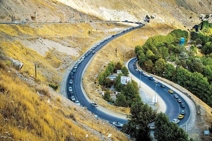 محدودیت شبانه در محور هراز از امروز| ۲۰ روز انسداد برای روشنایی تونلها
