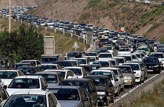 ترافیک سنگین در محورهای شمالی و آزادراه قزوین ــ کرج ــ تهران