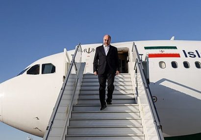 قالیباف وارد بغداد شد