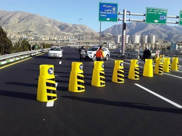 جاده چالوس و آزادراه تهران ــ شمال یکطرفه میشوند